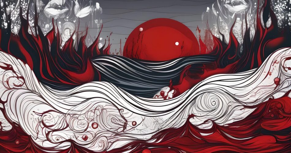 تعبیر دیدن خواب خون با هوش مصنوعی